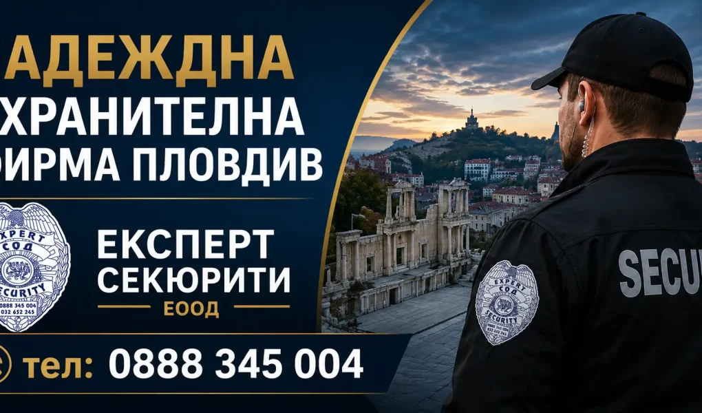 Надеждна охранителна фирма Пловдив | expertsecurity.bg