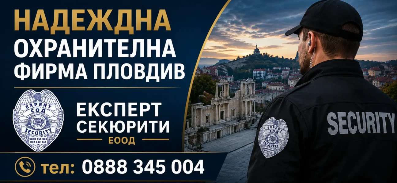 Надеждна охранителна фирма Пловдив | expertsecurity.bg