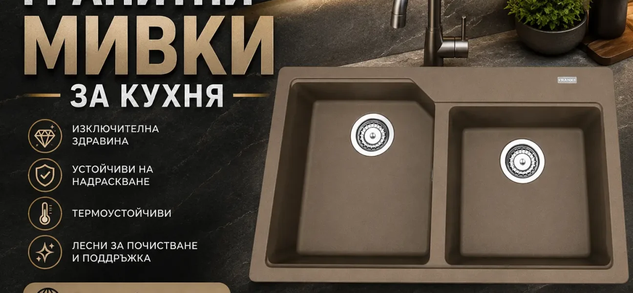 Висококачествени гранитни мивки за баня | bg-maistor.com