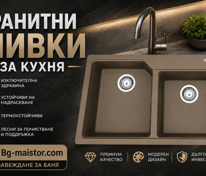 Висококачествени гранитни мивки за баня | bg-maistor.com